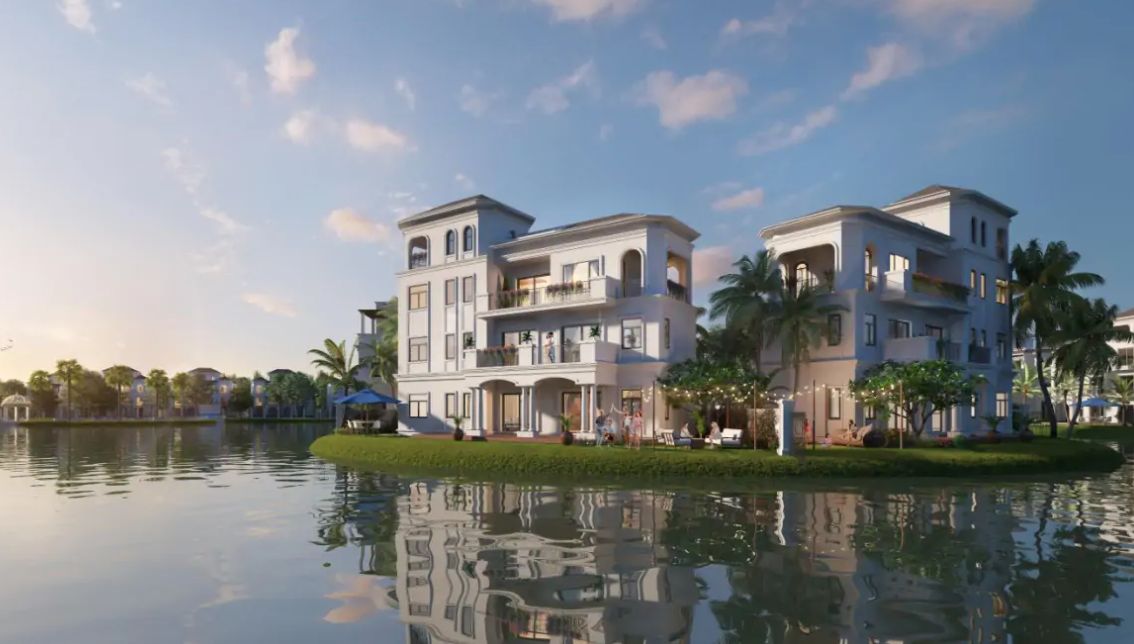 Cần cho thuê biệt thự song lập Quý Tộc Vinhomes Vũ Yên Hải Phòng, hướng Tây, view sân golf